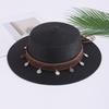 Summer straw hat seaside beach flat hat travel shading sun protection hat women summer sun hat beach leisure travel