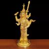 Feng Shui High Quality Copper Attract Wealth Tantric Buddha Statue of Guru Rinpoche for Home Crafts