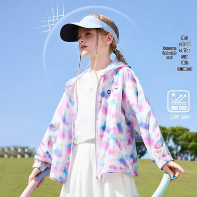 ASK JUNIOR Mädchen Sommer UV-Schutz Kühljacke