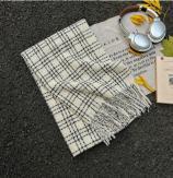 Retro plaid Japanese and Korean atmosphere plaid scarf women's plaid series contrasting color warm shawl student scarf
