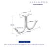 Ceiling Hooks Heavy Duty Iron High Load Bearing Hangers for Kitchen Garage Camping Gear Storage