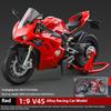 Modellino di Motocicletta in Lega Ducati V4S 1/9, Raffinato Ornamento da Scrivania, Il Miglior Oggetto da Collezione per gli Appassionati di Moto, Regalo di Halloween
