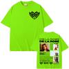Singer Dela Rose Album Tour 2025 Cover Tshirts Unisex Women Clothing Harajuku Retro T Shirt 100 Cotton High Quality Tshirt Tops