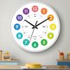 Kinder Lern-Quarz Analog-Zeiger-Wanduhr für den Kindergarten Lernbar Farbe & Logo anpassbar
