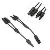 1 Pair Parallel Y Branch Connector Waterproof IP67 1000V 30A Solar Panel Adapter FFM+MMF Cable Splitter Solar Array
