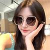 Stylish and Versatile Sunglasses for Women, UV Protection, Large Frame, High-end Sunglasses
