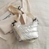 IELGY Casual Dumpling Bag Solid Color Ladies Shoulder Messenger Bag