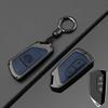 Valve Stems Caps For VOLKSWAGEN VW Fashion Zinc Alloy Leather Car Key Case Cover Shell For VW Volkswagen Golf 8 2020 SEAT Leon M QQ8