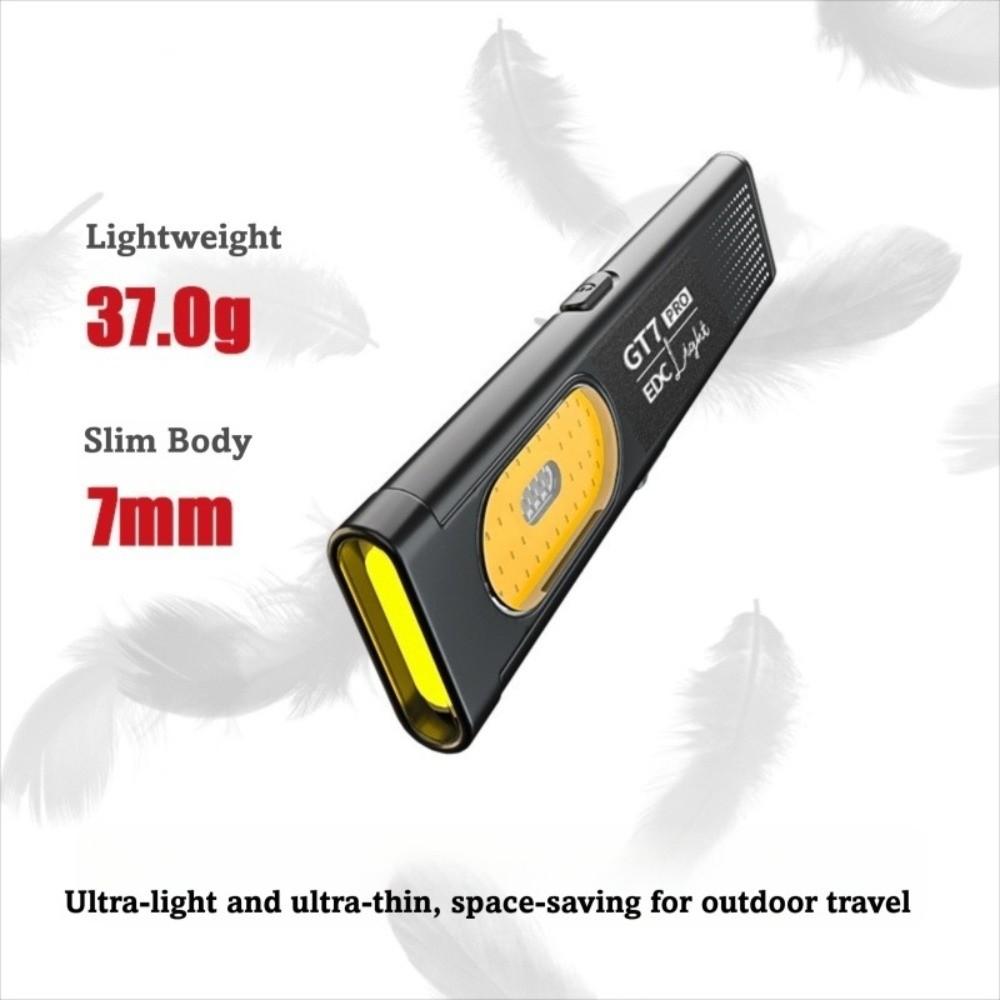 USB Rechargeable Keychain Flashlight High Brightness Portable Flashlight  Emergency Use