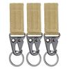 Tactical Nylon Webbing Buckle Carabiner Hook EDC Molle Backpack Belt Clip Keychain Hanger For Outdoor Climbing Camping