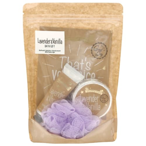 Nor Corporation Bath Set Something Special, Lavender  Vanilla Scent, OB-SCA-3-1