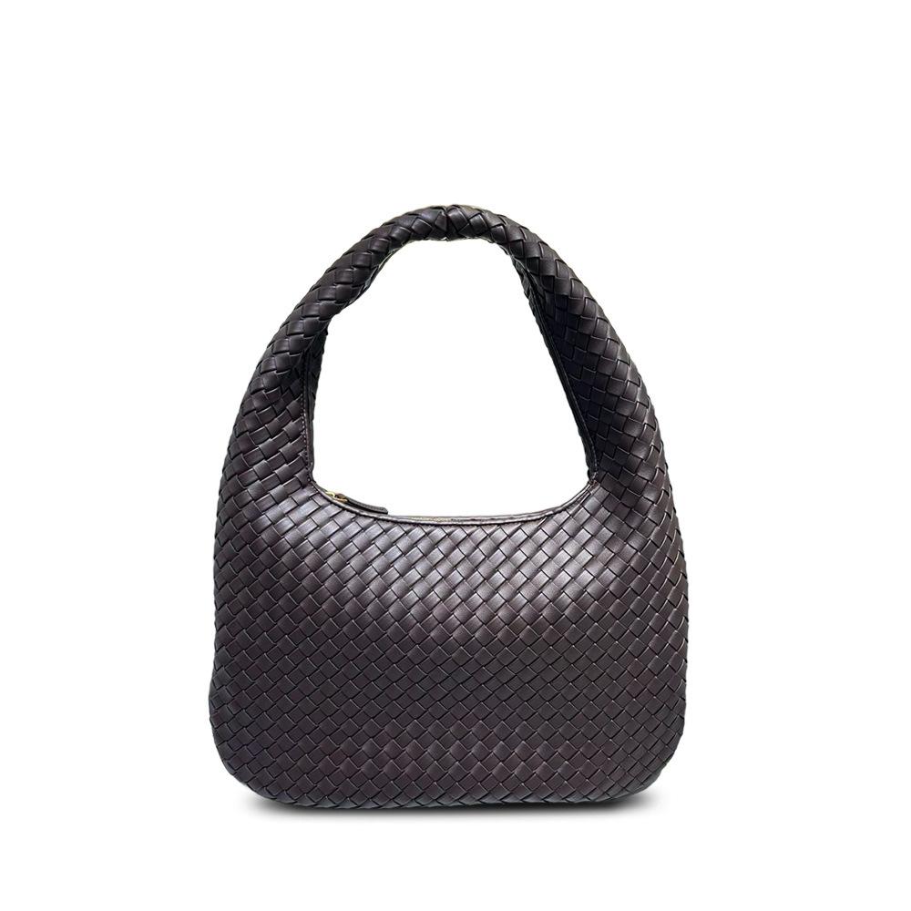 Large capacity high-end handwoven bag tote bag casual wide shoulder strap fashion commuting cross-border shoulder armpit bag