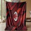 AC Milan Theme blanket Soft Flannel Blanket Plush Throw Blanket Cozy Sofa Bed Blanket for Home Decor