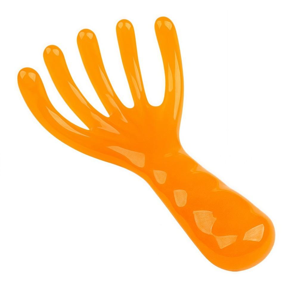 Five-Claw Head Meridian Massage Comb Resin Wide Tooth Back Scratcher Multifunctional Handheld Long Handle Comb