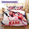 Set Copripiumino Trapuntato Harry Kane Vibes Copripiumino Federa Decorazione per la Casa Regalo di Compleanno (1 * copripiumino + 2 * federa, senza nucleo)