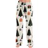 Women's Christmas Print Pants Casual Pants No Pockets