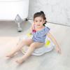 Toddler Inflatable Swim Seat Float with Glitter, Kids Pool Ring with Handles, Anti-Flip Baby Swimming Float