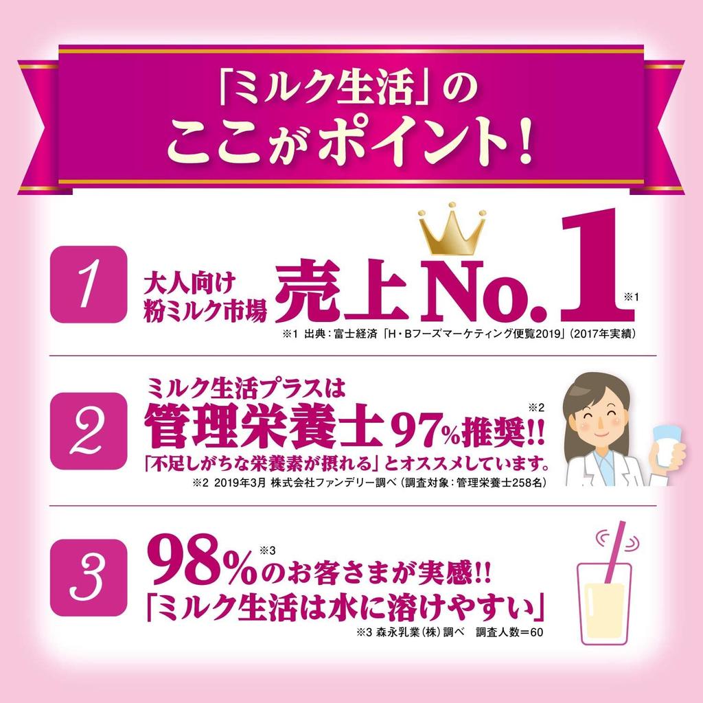 Morinaga Milk Industry Milk Life Adult Powdered Milk 300g X 2 Cans Nutritional Supplement with 6 Key Ingredients