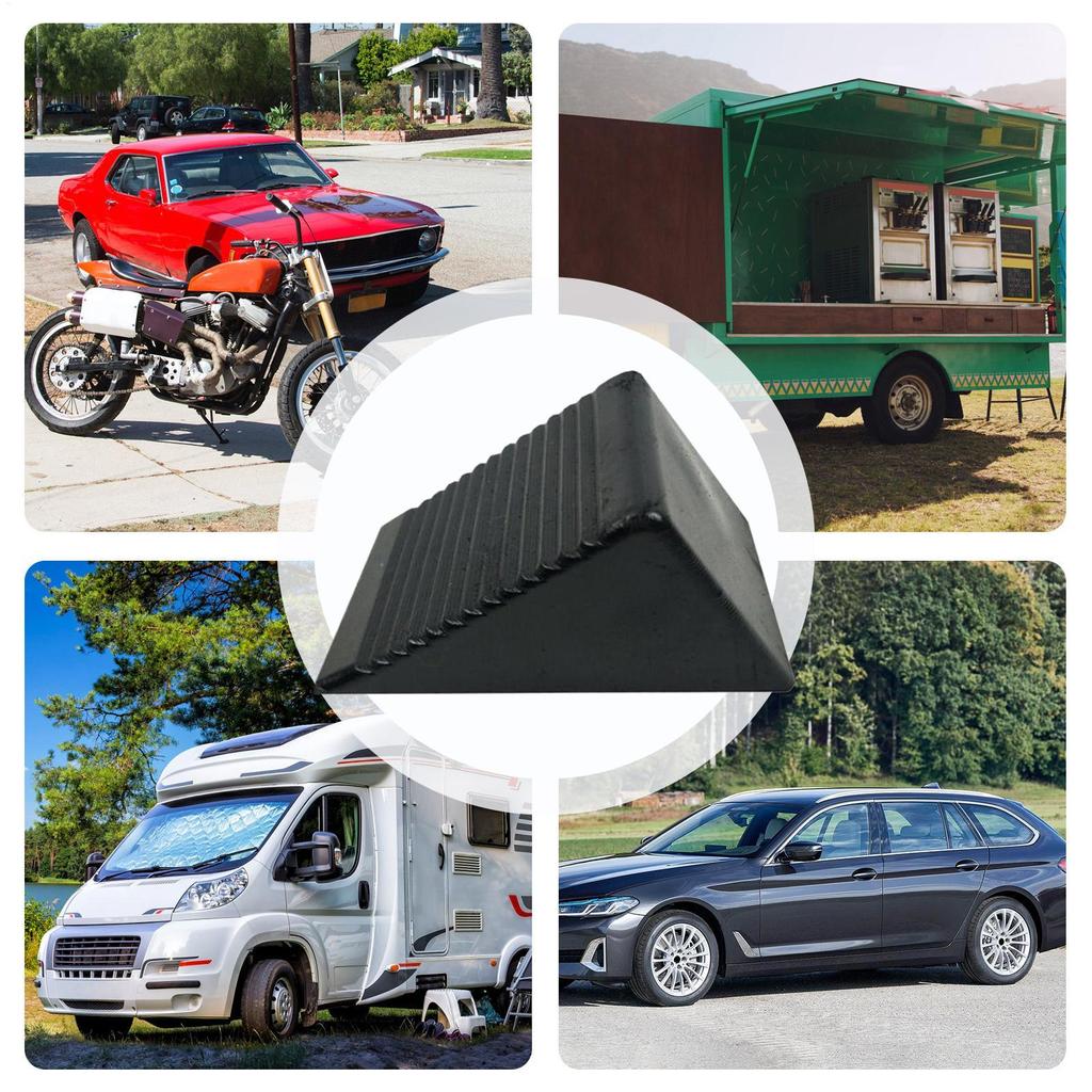 1 Stück Reifenschlupfstopper Radkeil Langlebig Sicheres Positionierungspad für Autos Motorräder Lastwagen Wohnwagen Anhänger Fahrzeugrad