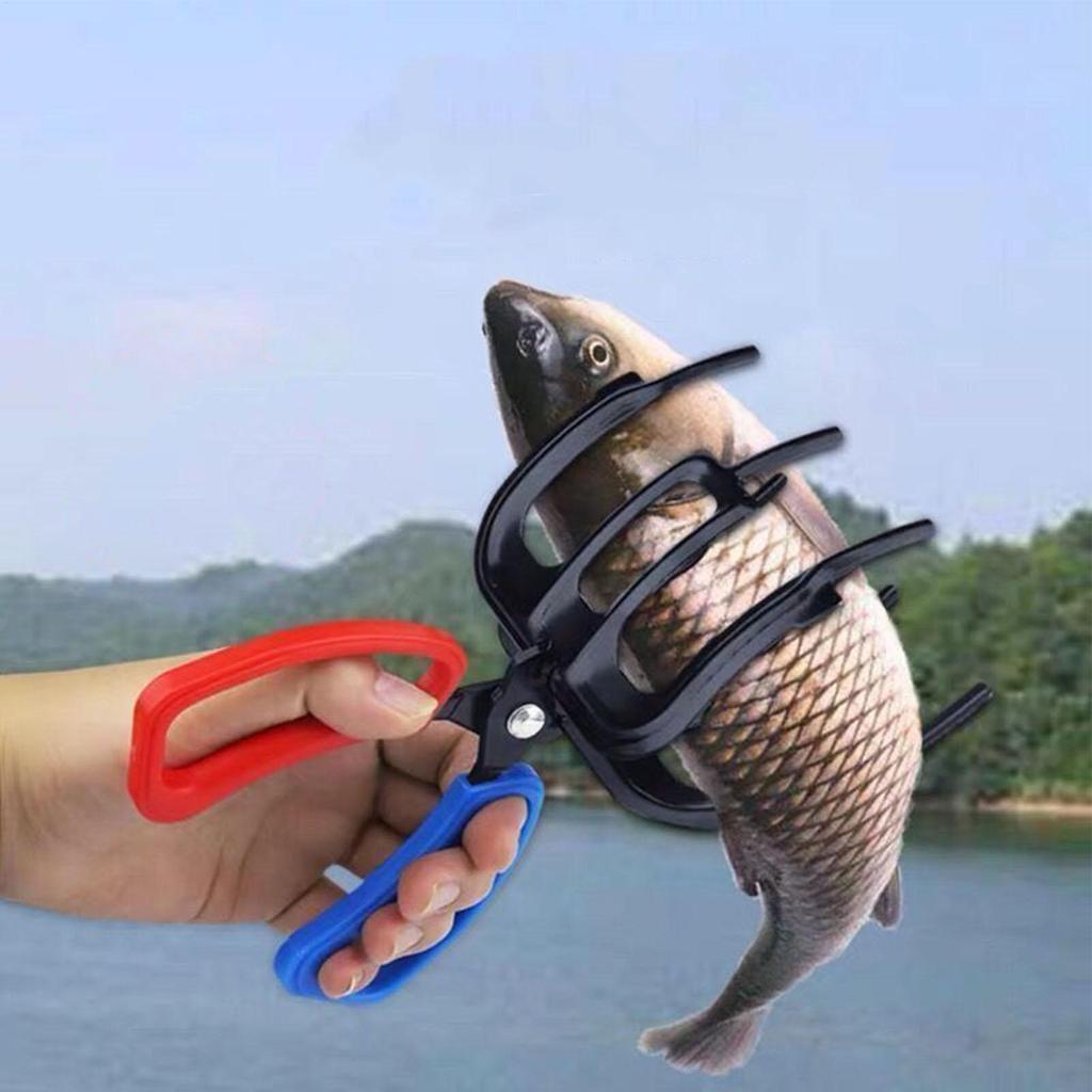 Fish Claw Gripper Metal Non-Slip Multifunctional Lightweight Fishing Claw Grabber Holder for Bass Walleye Catfish Carp Rivers