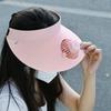 USB Charging Summer Fan Cap Rotatable Sunscreen Cap Fan 3 Speeds Fan Visor Hat Sun Protection Hat Fan for Women/Men/Children