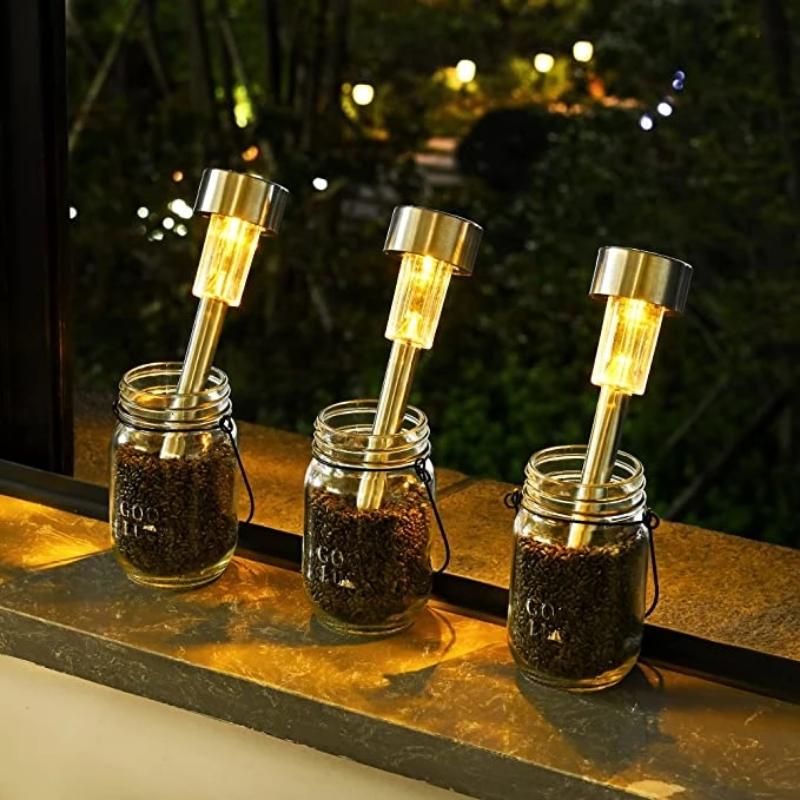 1-30 Stück Solar-Gartendekorationswerkzeuge Licht Solarbetriebene Lampe für den Außenbereich Wasserdicht Landschaftsbeleuchtung für Pathway Patio Yard Rasen