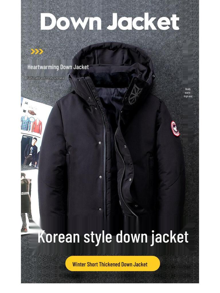 2022 Men's Winter Thick Down Jacket - Couple Style White Duck Down Outdoor Workwear