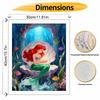 Disney Ariel Mermaid Underwater Digital Oil Painting Diy Oil Painting Hand Painting Living Room Bedroom Decoration Painting