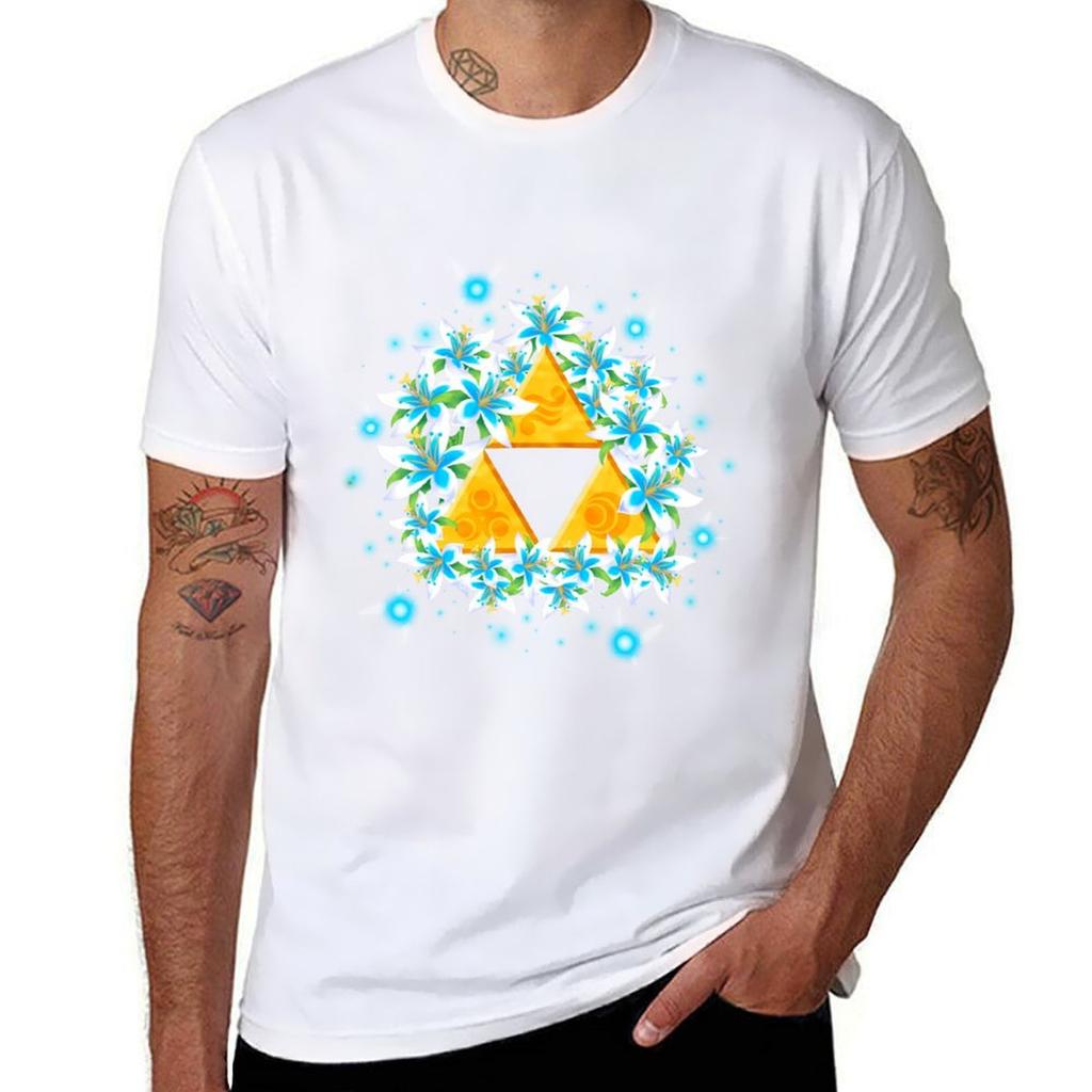 Triforce Tshirt Casual Simple Design Short Sleeve Shirt