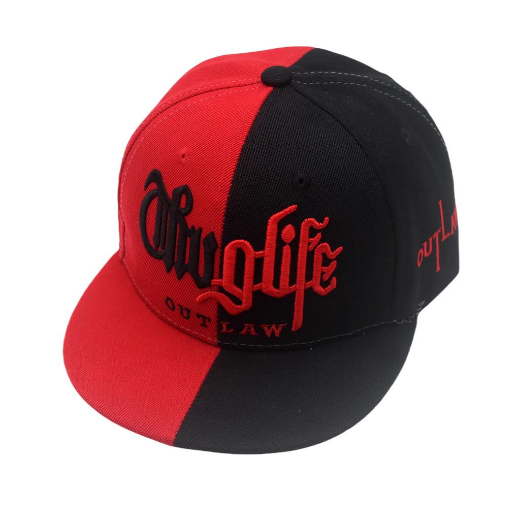 Color Matching Letter Embroidery Flat Edge Baseball Cap European and American Men's and Women's Outdoor Leisure Hip-hop Hat