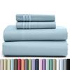 Bedding 4 Pieces Solid Colors Bed Sheets Set , Bedding Set For Ultimate Comfort - Lightweight And Breathable Cooling Sheet Set