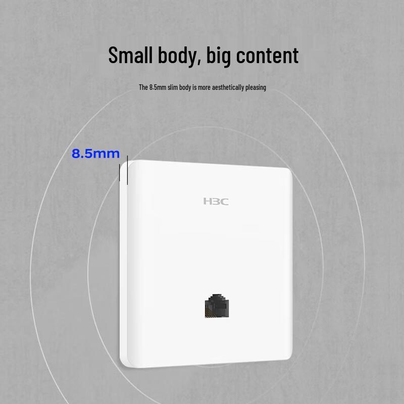 H3C Mini AP1500L-U Wi-Fi 6 Gigabit Wall-Plate Access Point
