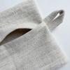 2PCS Ramie Fabric Tissue Box Cover,Napkin Holder Pumping Napkin Cover, Paper Box For Kitchen Car Toilet Tissue Case Container