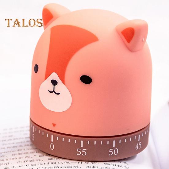 Cartoon Mechanical Timer Adorable Appearance Compact No Battery Required Easy Operation Manual Countdown Timer