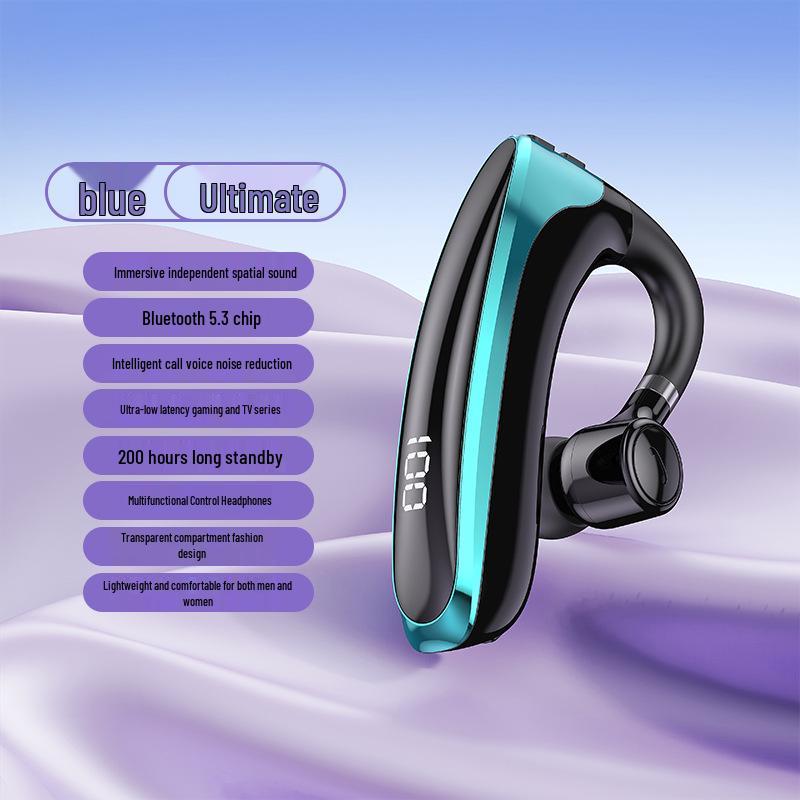 2025 Wireless Ear-Hook Bluetooth Headphones - 240 Hr Battery, Noise Reduction