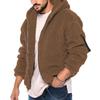 2023 Men's Double-Sided Arctic Fleece Hooded Zip-Up Winter Jacket