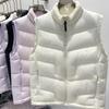 High-end White Goose Down + YKK Zipper Women's Stand-up Collar Thick Outdoor Thick Down Vest Short Down Vest