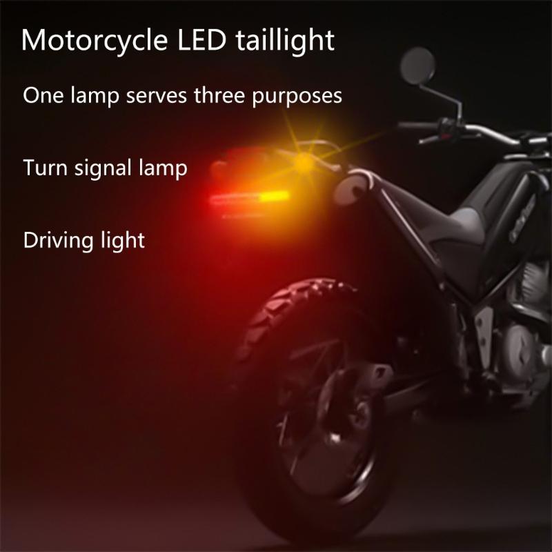 Lampă universală LED pentru motociclete, bandă de întoarcere, intermitent cu apă curgătoare, lampă de oprire spate, avertizare 20/30/40cm 12V