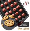 High-Temperature Non-Stick Carbon Steel Baking Tray with Handle for Cookies and Cakes