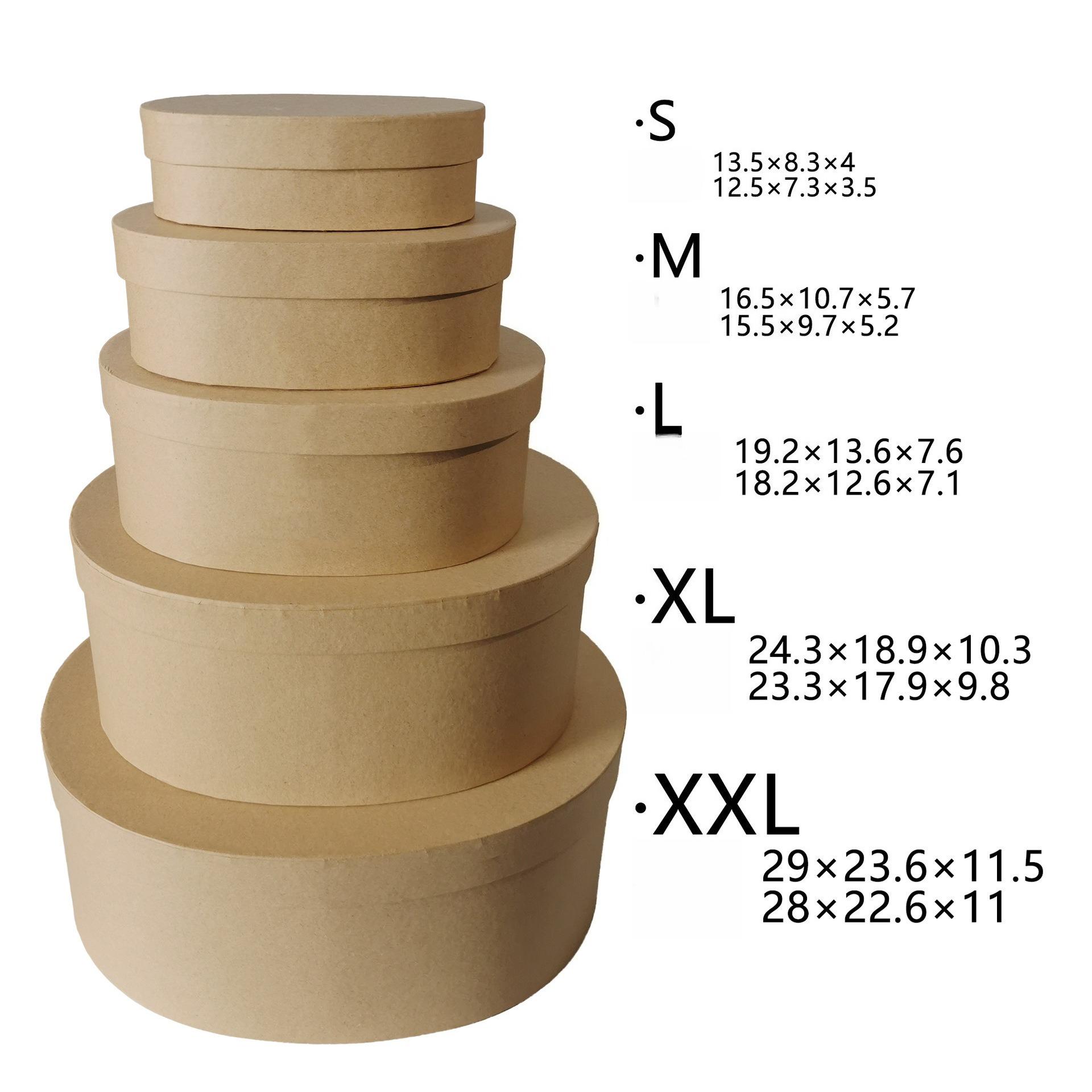 

1 шт. Овальная подарочная коробка, Круглая крафтовая бумажная коробка, Коробка для сувениров, Упаковочная коробка для выпечки 16.5 * 10.7 * 5.7cm; Kraft Paper Box (1200g)