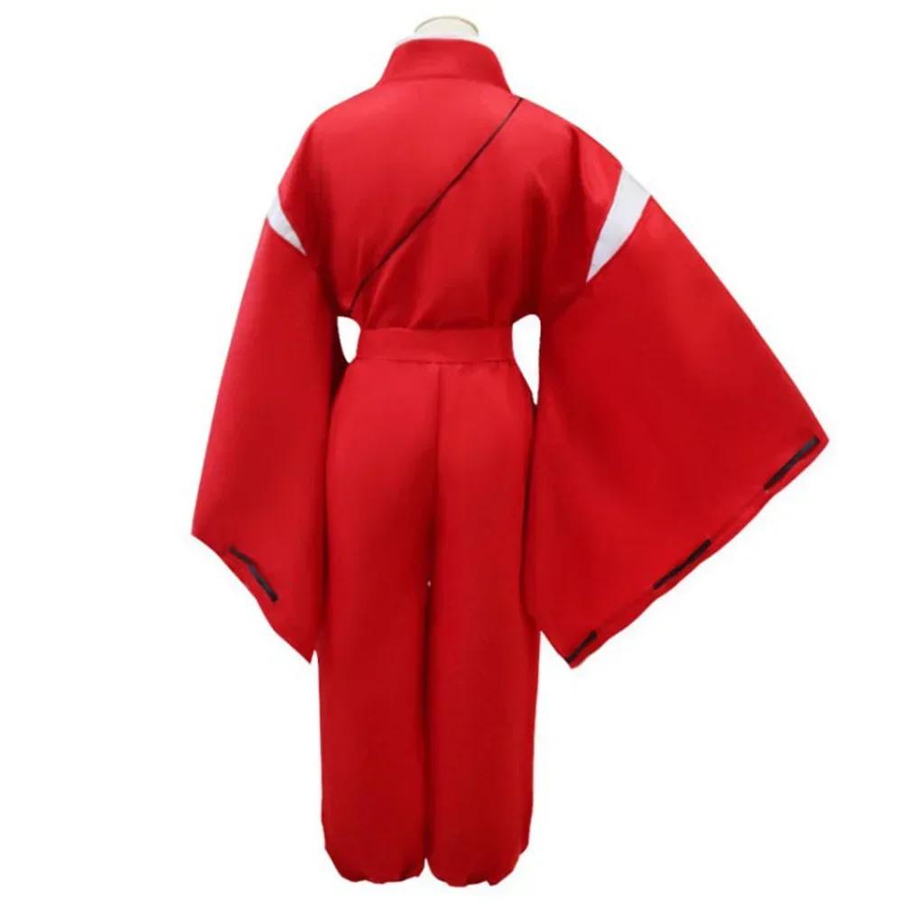 Anime Inuyasha Higurashi Kagome Kikyo Cosplay Costume Kimonos Perruque Chaussures Ensembles Halloween Pour Femme Hommes