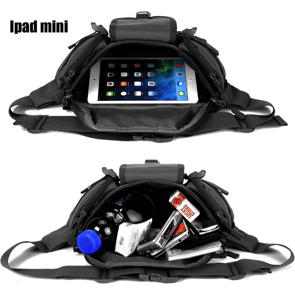 Military Tactical Waist Pack for Men Durable Fanny Pack for Cycling Camping Hiking Hunting Fishing