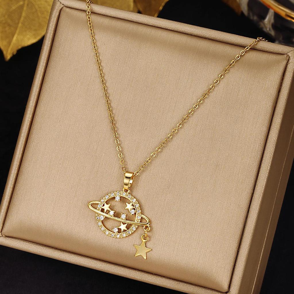 Collar Minimalista de Acero de Titanio - Cadena para Clavícula Moderna, Lujosa y Versátil