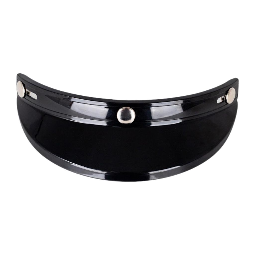 Bike Visor,retro Helmet Universal Brim 3 Button Brim Motorcycle Hat Visor 3 Clip Design