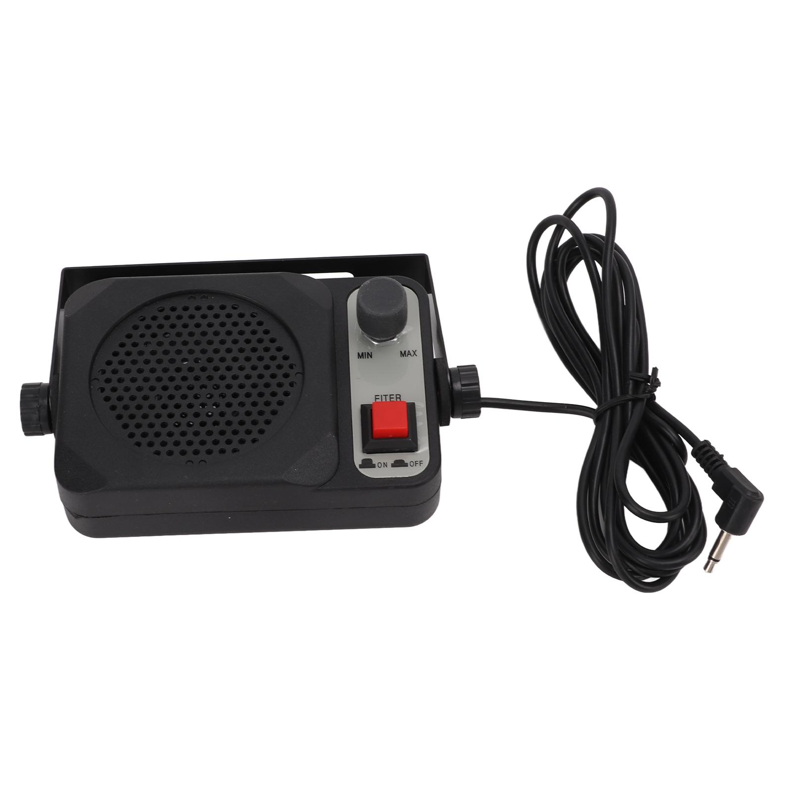 

Внешний динамик Walkie Talkie 8 Ом Громкий Звук Hifi Регулируемая Громкость для YAESU для KENWOOD