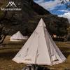 Tenda da campeggio doppia Pyramid Beige antivento per esterni