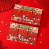 6Pcs Chinese Style Chinese New Year Red Envelopes Paper Money Packet  Children