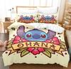 Anime Cartoon Bettbezug Queen Size King Size Bettwäsche-Set Niedlich Bedruckt 3 Teile Kinder Komfortable Bettwäsche Enthält 2 Kissenbezüge