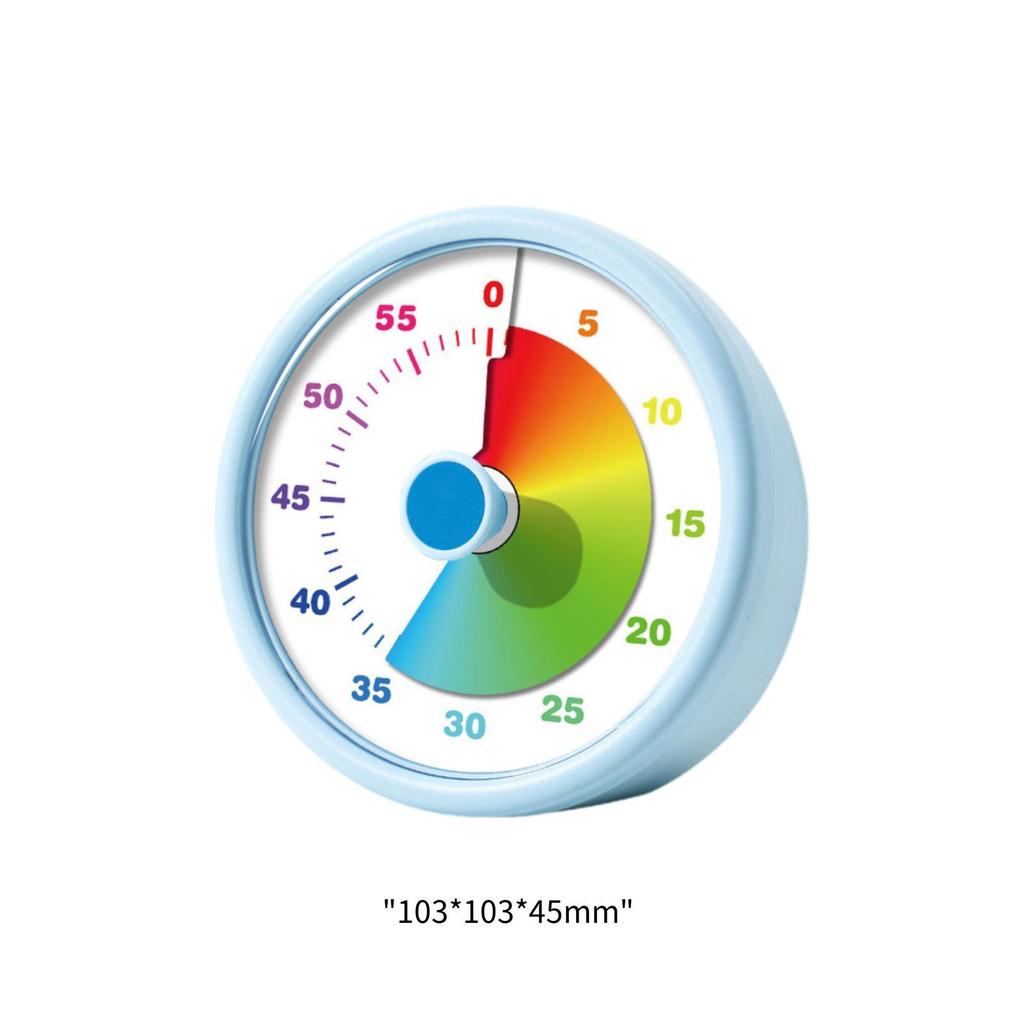 60 Minute Visual Timer,Study Time Management Nonslip Silent Countdown Clock for Classroom Housework Exercise Home Cooking