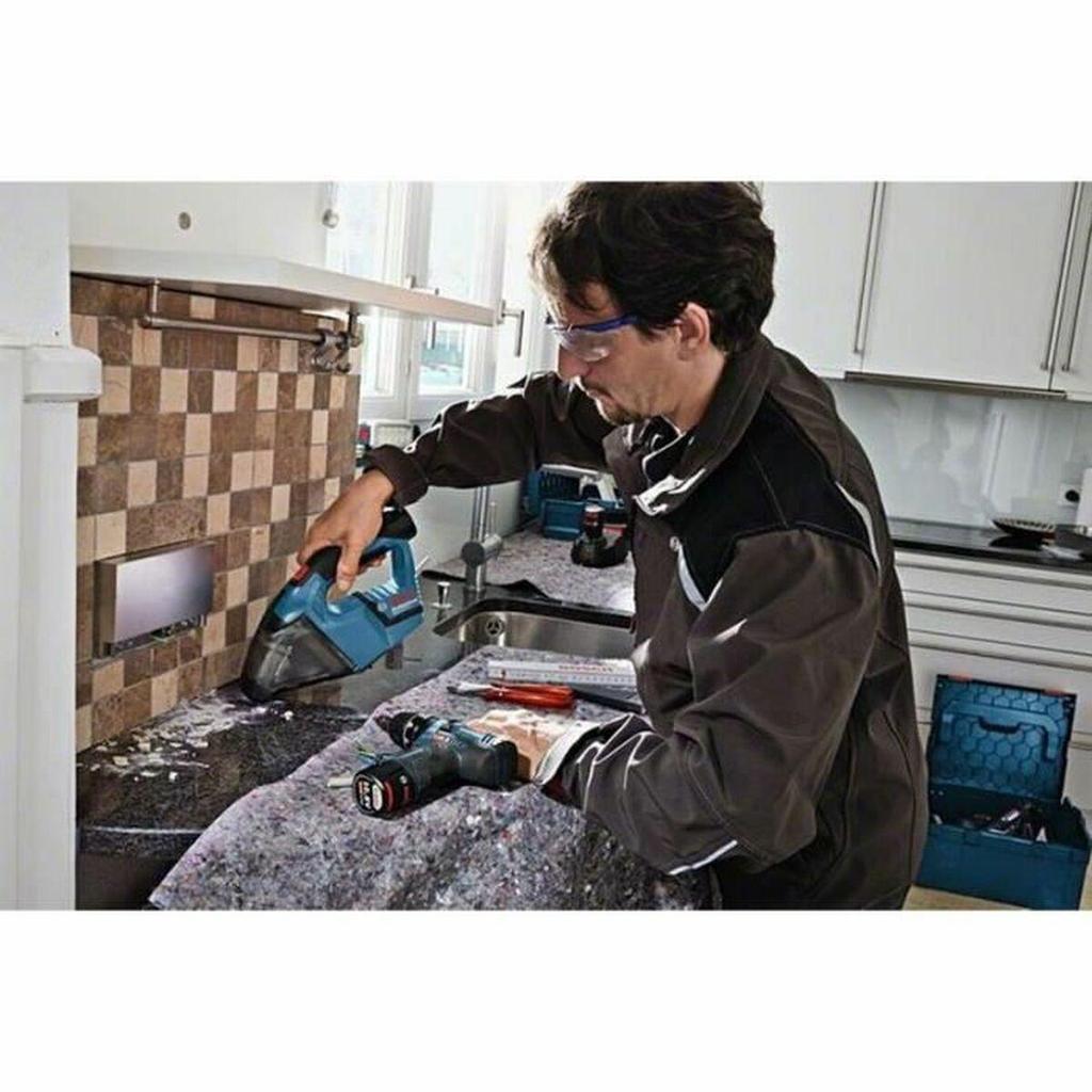 Bosch gas 12v handheld vacuum cleaner 0.35l Blue